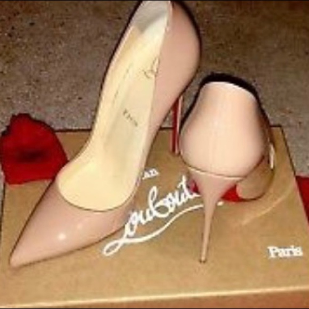 Christian Louboutin So Kate Patent Leather Nude